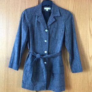 Trio New York black/browns linen blend jacket, 4